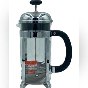 New Bodum The Original French Press Coffee Maker Glass & Stainless Steel Kitchen